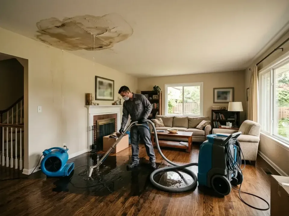 attic-pipe-burst-ceiling-drip-008 — frequently asked questions, Water Damage Restoration & Carpet Care in Bayshore Gardens,…